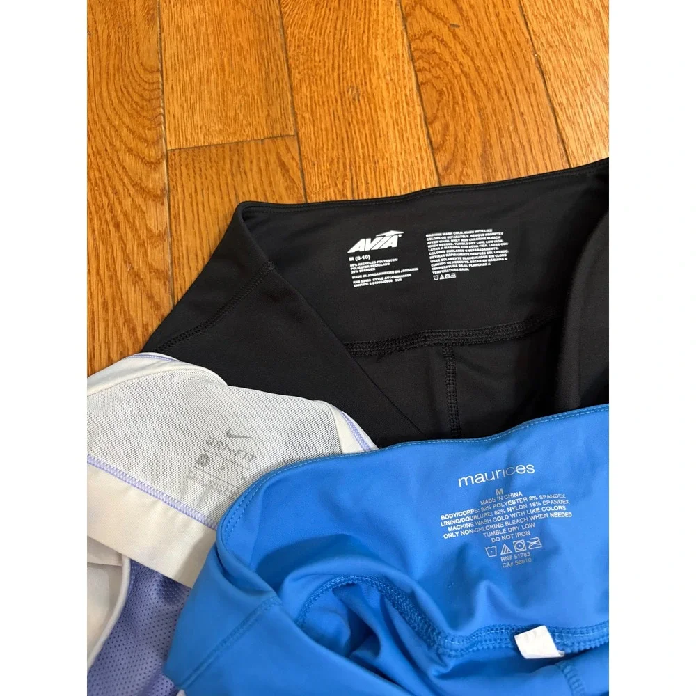 Activewear Bundle 6pc Nike Old Navy All in Motion Avia Shorts Bra Top Womens M